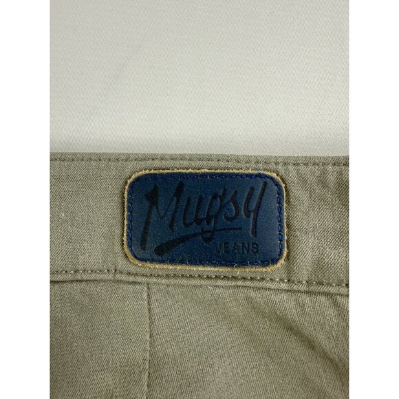 Mugsy Pants Mens 38x30 Damens Chinos Stretch Gray Straight Comfort K4PNDA - Picture 6 of 10